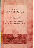 Prace wybrane Tom V Z teorii literatury i badań literackich