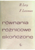 Równania różnicowe skończone