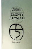 Zeszyty jedynego