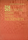 Słownik rymów Adama Mickiewicza