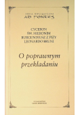 O poprawnym przekładaniu