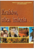 Kraków ulica imienia