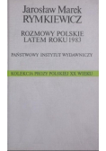 Rozmowy Polskie latem roku 1983