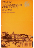 Pamięć Warszawskiej Odbudowy 1945 - 1949
