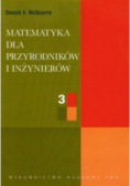 Matematyka dla przyrodników i inżynierów tom 3