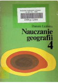 Nauczanie geografii Tom 4