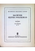 Słownik języka Polskiego Tom  I