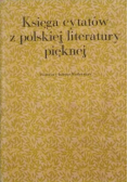 Księga cytatów z polskiej literatury pięknej