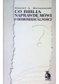 Co Biblia naprawdę mówi o homoseksualności