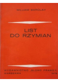 List do Rzymian