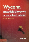 Wycena przedsiębiorstwa w warunkach polskich
