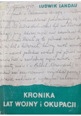 Kronika lat wojny i okupacji tom III