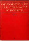 Odrodzenie i reformacja w Polsce Tom XI