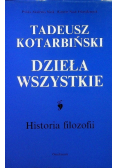 Kotarbiński dzieła wszystkie historia filozofii