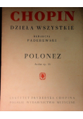 Chopin dzieła wszystkie polonez as dur