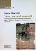 O nowy porządek europejski