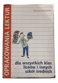Opracowania lektur dla wszystkich klas liceów i innych szkół średnich
