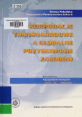 Korporacje transnarodowe a globalne pozyskiwanie zasobów