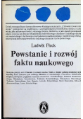 Powstanie i rozwój faktu naukowego