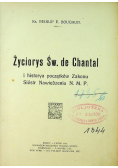 Życiorys św de Chantal 1914 r