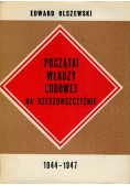 Początki władzy ludowej na Rzeszowszczyźnie