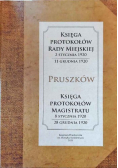Księga protokołów rady miejskiej