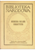 Niemiecka ballada romantyczna