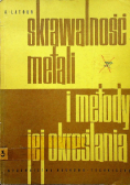 Skrawalność metali i metody jej określania