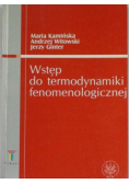 Wstęp do termodynamiki fenomenologicznej
