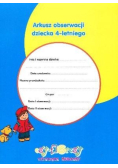 Arkusz obserwacji dziecka 4-letniego