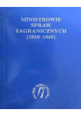 Ministrowie spraw zagranicznych ( 1919 - 1939 )