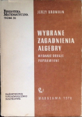 Wybrane zagadnienia algebry
