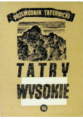 Tatry wysokie Przewodnik taternicki Część XIV