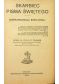 Skarbiec Pisma Świętego. Konkordancja rzeczowa, 1924 r.