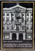Architektura i budownictwo w Poznaniu w latach 1790 - 1880