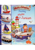 Mały chłopiec Poznaj statki z Jurkiem