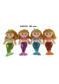 Lalka Syrenka 30cm MIX