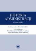Historia administracji Wybór źródeł