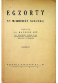 Egzorty do młodzieży szkolnej 1932 r.