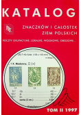 Katalog znaczków i całostek ziem polskich 1997 Tom 2