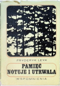 Pamięć notuje i utrwala wspomnienia