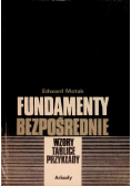 Fundamenty bezpośrednie. Wzory, tablice, przykłady