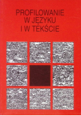 Profilowanie w języku i w tekście