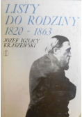 Listy do rodziny 1820 - 1863