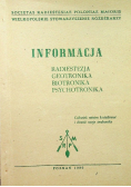 Informacja Radiestezja geotronika biotronika psychotronika Zeszyt 1