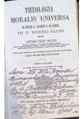 Theologia moralis universa 1859r