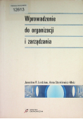 Wprowadzenie do organizacji i zarządzania