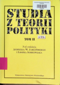 Studia z teorii polityki Tom II