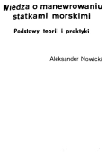 Wiedza o manewrowaniu statkami morskimi
