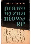 Prawo wyznaniowe RP 1918 - 1939
